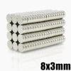 20/50/100/200/500/1000Pcs 8x3 Super Powerful Strong Bulk Round NdFeB Neodymium Disc Magnets Dia N35 Rare Earth Magnet 8*3