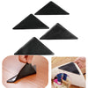 4pcs/Set Reusable Washable Rug Carpet Mat Grippers Non Slip Silicone Grip For Home Bath Living Room