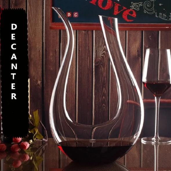 1500Ml Decanter High Grade High Capacity Red Wine Brandy Champagne Glasses Decanter Bottle Jug Pourer Aerator For Family Bar