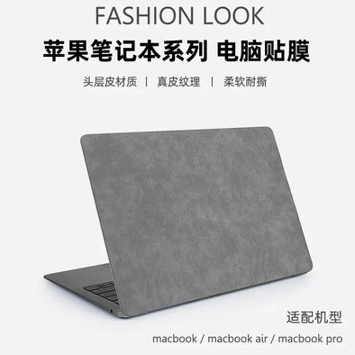 PU Leather Shell Skin Cover Vinyl Decal for Apple MacBook Pro Air 13 15 16 11 12 Inch Laptop A1706 A2289 A2141 M1 A2337 A2338