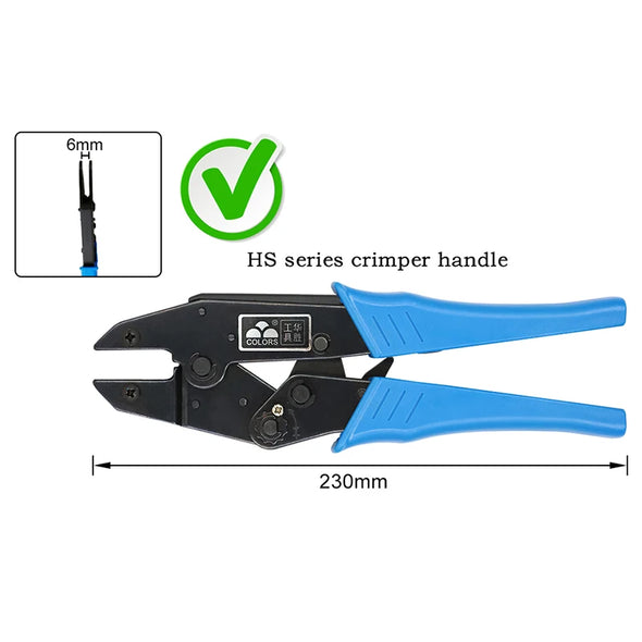 1pcs HS Crimping pliers jaw for 230mm pliers plug spring and crimping cap terminals HS-03BC/2546B/103/101 high hardness jaw tool