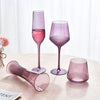 1Pcs Champagne Wine Glasses Glitter Flutes Clear Cups Bubble Wine Tulip Cocktail for Bar Party Gift Wedding Purple Wine Glasses