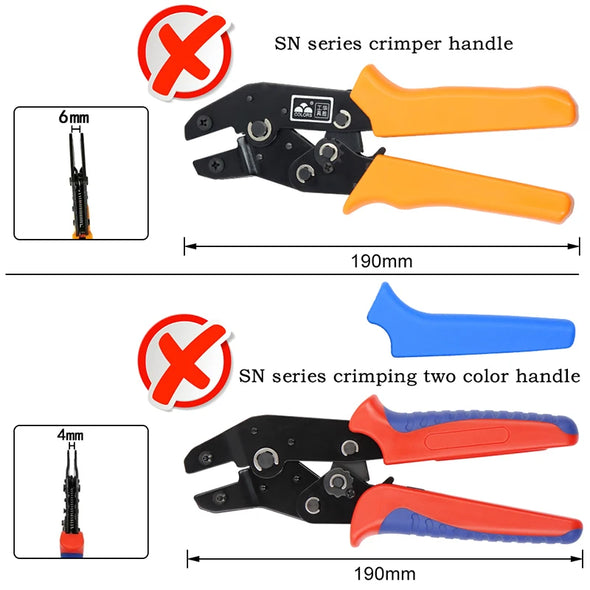 1pcs HS Crimping pliers jaw for 230mm pliers plug spring and crimping cap terminals HS-03BC/2546B/103/101 high hardness jaw tool