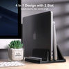 WELTIG Adjustable Vertical Laptop Riser & Stand - 3-in-1 Space-Saving Holder