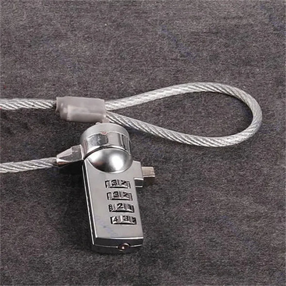 4 Digit Password Security Computer Lock Anti-theft Chain For Notebook PC Laptop New High Quality Internet Cafe Lock