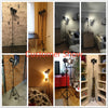 Industrial Bar Retro Tripod Black Floor Lamp