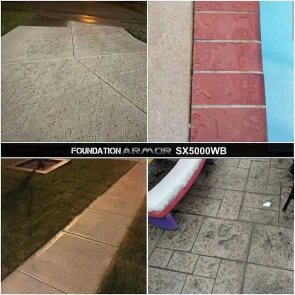 5-Gal. SX5000 WB DOT Approved Water Based Silane Siloxane Penetrating Concrete Sealer, Brick Sealer, Paver Sealer, Natural