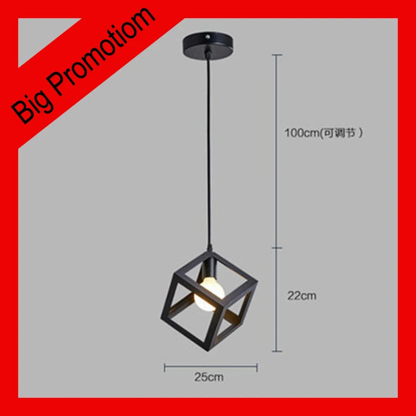 Retro Industrial Pendant Light