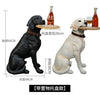 Modern Large Dog Animal Creative Floor Ornament Living Room Ideal for Placement on The TV Cabinet As A Household Decoration