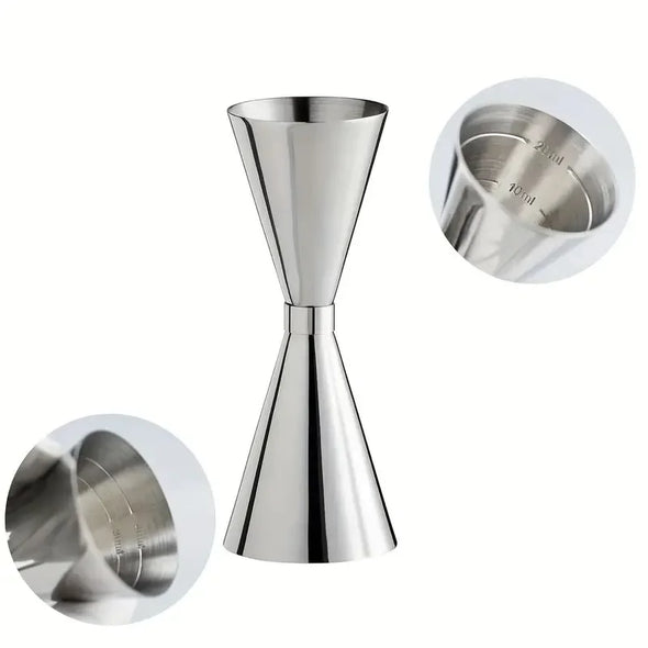 30/60ML Cocktail Bar Stainless Steel Jigger Double Spirit Measuring Cup For Home Bar Party Club Accessories Barware Tools home