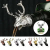 1 PC Zinc Alloy Deer Elk Head Mouth Wine Pourer Wines Extractor Silver Pourers Bar Accessories Dispenser for Wine