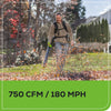 Greenworks 80V (750 CFM) Backpack Blower, 4.0Ah Battery and 4A Charger