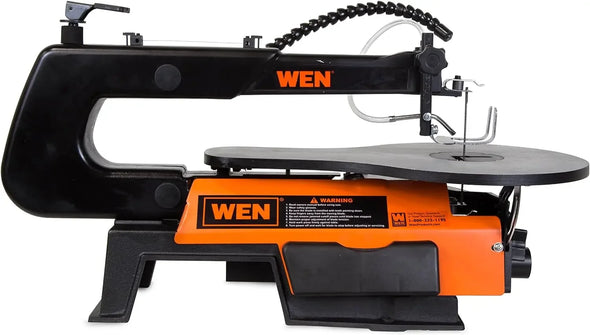 WEN 3921 16-Inch Two-Direction Variable Speed Scroll Saw with Work Light | USA | NEW