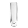 150ml Double Wall Heat Resist Champagne Glasses Set Glass Cup Stemless Sparkling Wine Glasses Transparent Wine Flute for Wedding