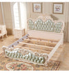 European Princess Luxury Bed Modern Drawers Elegant Villa Comferter Bed King Size Cama Matrimonial Bedroom Set Furniture