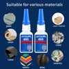 495 Instant Strong Super Glue Universal Superglue Mighty Instant Glue for Resin Ceramic Metal Glass Fast Dry