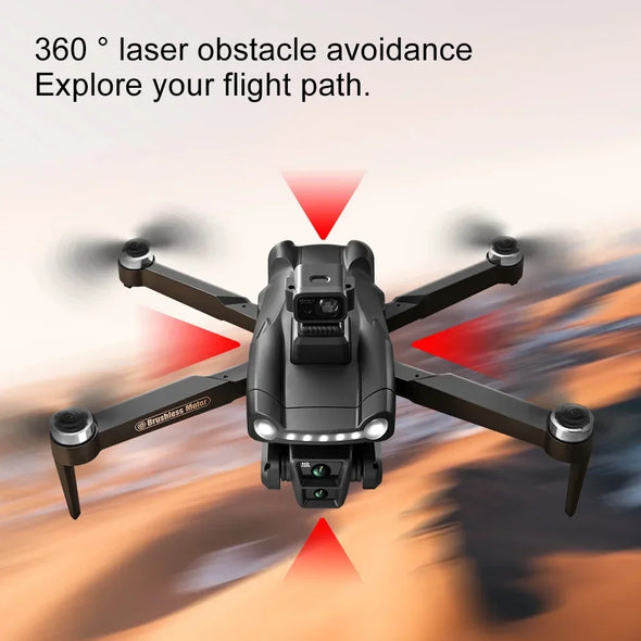 2024 V198GPS Drone ESC 8K Profesional HD Camera Brushless Obstacle Avoidance Aerial Optical Foldable Quadcopter Drone For Xiaomi