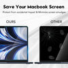 9H Tempered Glass For MacBook Air 13.6 inch 2024 Notebook Screen Protector M3 Chip Model A3113 Laptop HD Clear Bubble Free Film