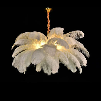 Feather Chandelier