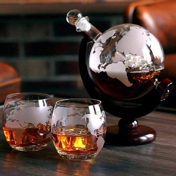 Creative Globe Decanter Set