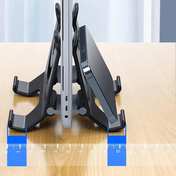 WELTIG Vertical Laptop Stand – Space-Saving with antislip