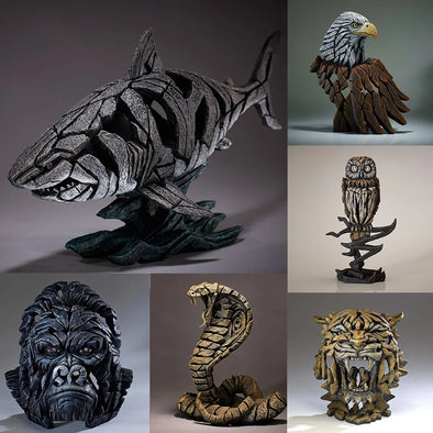 Contemporary Animal Scul Animal Sculpture Collection Tiger Bust by of Edge Scenes home decore animal figures ganesha statues