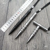 Portable Combination Key Stick Aviation Aluminum Supplies Cool Stick Outdoor Pen-shaped Broken Window Stick Pointed Cuban Rattan