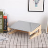 WELTIG Universal Wooden Laptop Stand with Detachable Base