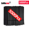 50/3000/5000PCS Drinking Straws Colorful Wedding Party Milk Tea Bar Kitchen Cocktail Beverage Straw Home Cola straw Wholesale