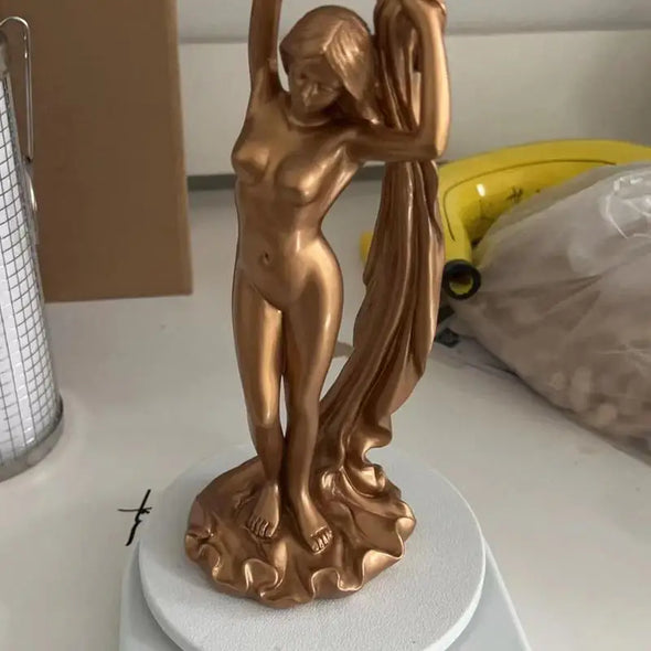 Women Boby Statue Resin Crafts Ornament Creative Goddess Figurine Sculpture For Home Living Room Office Desktop Decoration