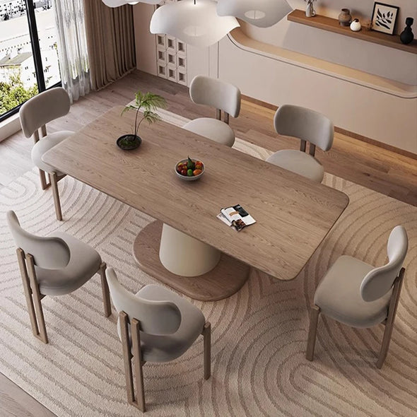 Entrance Hall Furniture Nordic Dining Table Modern Study Kitchen Tables Chairs Set Solid Wood Room Chaises Salle Manger Tea