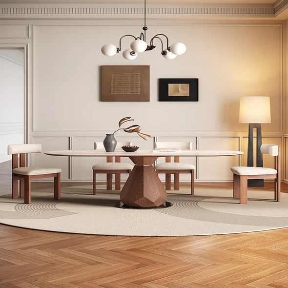 Full Dining Room Table Chair Space Saving Set Modern Coffee Tables Kitchen Chairs Extendable Entrance Hall Meble Living