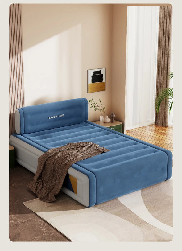 Double King Size Bed Inflatable Lazy Living Room Camp Princess Cheap Bed Frame Air Dog Safe Cama Individual Furniture For Room