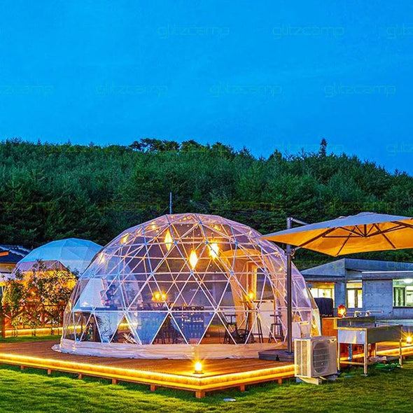 PVC Transparent Spherical Restaurant Tent Outdoor Party Room Open-Air Windproof Transparent Ball