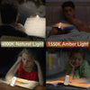 LED USB Rechargeable Book Light Reading Light Eye Protection Night Light Portable Clip Desk Light Bookmark Read Light Night Lamp