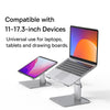 WELTIG Foldable Aluminum Laptop Riser & Stand for MacBook & Tablets