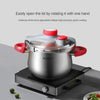 22cm pressure cooker Household thickened explosion-proof 304 stainless steel gas induction cooker universal kitchen accessories