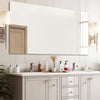 Large Mirror 72" x 36", Modern Rectangle Bathroom Mirror with Frameless Polished Edge, Hangs Horizontally or Vertically