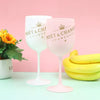 1pc 16oz 480ml Disposable Wine Cup Simple Reuseable Champagne Flutes Durable Unbreakable Cocktail Plastic Glass Party Supplies