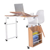 Adjustable Mobile Laptop Cart with Wheels