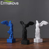 ERMAKOVA Victoria Goddess Figure Sculptures, Roman Winged Victory Samothrace Desktop Ornements Pour Home Decor Collection Gifts