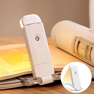 LED USB Rechargeable Book Light Reading Light Eye Protection Night Light Portable Clip Desk Light Bookmark Read Light Night Lamp