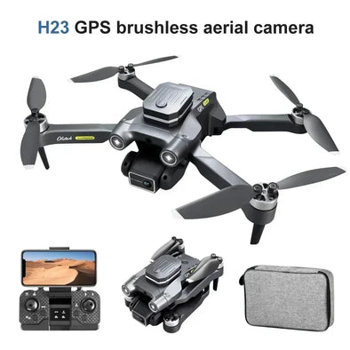 New H23 Mini3 Brushless GPS Remote Control Drone Obstacle Avoidance 6K HD camera drones Aerial Camera One Click Return Dron Toy