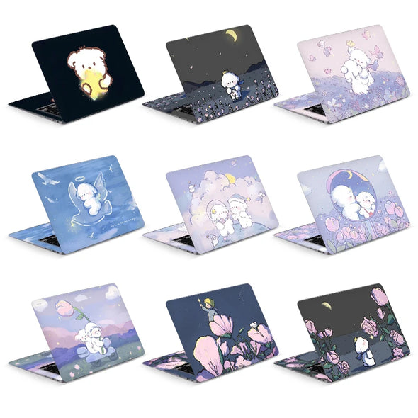 Universal Laptop Skins Stickers Vinly Skin 14/15/17Cartoon Decorate Decal for Macbook/Lenovo/HP/Asus/Dell/Acer Notebook Sticker