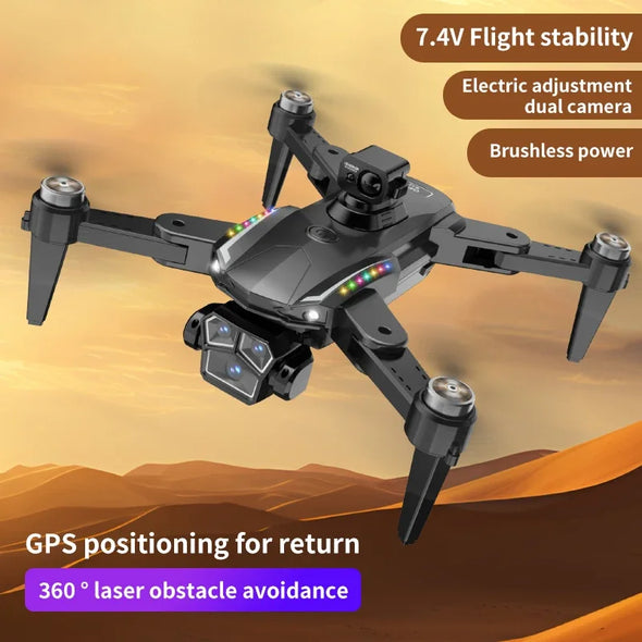 Edward S12 GPS positioning, return navigation, brushless obstacle avoidance, optical flow, electrical adjustment, three lenses