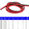 Super Soft 2 Pin Red and Black Silicone Cable 28awg 26awg 24 22 20 18 16 14 12awg 10awg 8awg High Temperature Tinned Copper Wire