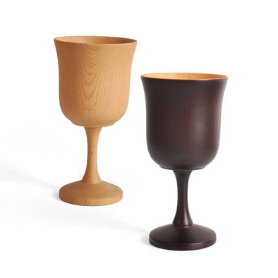 Wooden Handmade Wine Glasses Retro Dinnerware Goblet Vintage European Style Spirit Vodka Champagne Glasses Bar Home Decor