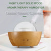 200ml Aroma Humidifier Diffuser Wood Air Purification Aromatherapy Essential Oil Atomizer Mist 7 Colors for Home Office Room