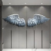 3D Light Luxury Feather Wings Wall Hanging Living Room Sofa Background Wall Decor Pendant Hotel Bedroom Fashion Kids Decoration