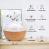 200ml Aroma Humidifier Diffuser Wood Air Purification Aromatherapy Essential Oil Atomizer Mist 7 Colors for Home Office Room